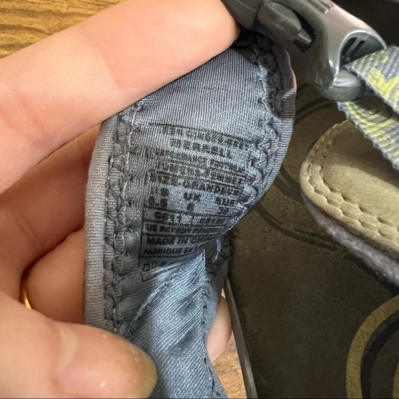 Merrell Siren Ginger Gray Women 8.5 Beige Mary Jane Hiking Vibram Shoes GUC - Picture 8 of 8